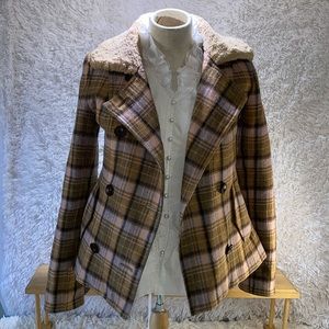 🩷🧝‍♀️🤎-Buckle BKE Outwear  Peacoat Jacket-🩷🧝‍♀️🤎